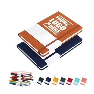 A5 200 Pages 8.3''X5.7'' Business Notepad 8 Colors Optional | https://www.bestnamebadges.com