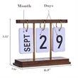 Desk Daily Flip Calendar Perpetual | https://www.bestnamebadges.com