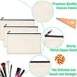Canvas Colorful Zipper Bags | https://www.bestnamebadges.com