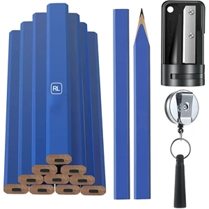 Flat Black Carpenter Pencils