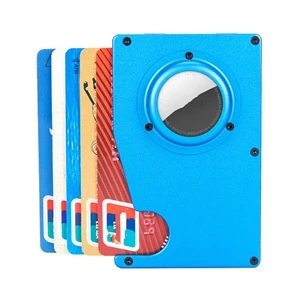 Metal Wallet With Money Clip Card Holder