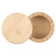 Round Bamboo Salt Box w/ Magnetic Lid | https://www.bestnamebadges.com
