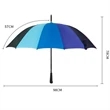 Multi-Color Straight Rainbow Umbrella | https://www.bestnamebadges.com