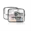 Clear PVC Cosmetic Makeup Bag | https://www.bestnamebadges.com