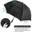 Automatic Open Double Canopy Umbrellas | https://www.bestnamebadges.com