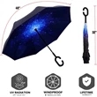 Double Layer Inverted Umbrella With C-Shaped Handle | https://www.bestnamebadges.com