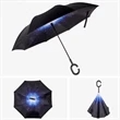 Double Layer Inverted Umbrella With C-Shaped Handle | https://www.bestnamebadges.com