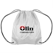 14.5x17.5 210D Polyester Drawstring Backpack | https://www.bestnamebadges.com