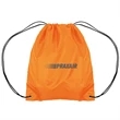 14.5x17.5 210D Polyester Drawstring Backpack | https://www.bestnamebadges.com