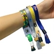 1/2" Sublimated Event Wristbands w/ Locking Bead | https://www.bestnamebadges.com