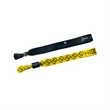 1/2" Sublimated Ribbon Event Wristbands w/ Locking Bead | https://www.bestnamebadges.com