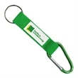 3/4" Pocket Carabiner Woven Tag Lanyards w/ Keyring | https://www.bestnamebadges.com