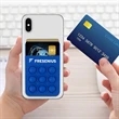 Popper Stress Reliever Silicone Phone Wallet | https://www.bestnamebadges.com
