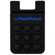 Popper Stress Reliever Silicone Phone Wallet | https://www.bestnamebadges.com