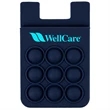 Popper Stress Reliever Silicone Phone Wallet | https://www.bestnamebadges.com