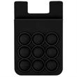 Popper Stress Reliever Silicone Phone Wallet | https://www.bestnamebadges.com