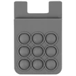 Popper Stress Reliever Silicone Phone Wallet | https://www.bestnamebadges.com