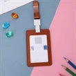 Leather Id Badge Holder | https://www.bestnamebadges.com