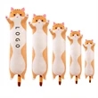Long Cat Plush Toy Pillow | https://www.bestnamebadges.com