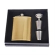 8Oz Stainless Steel Wine Flask | https://www.bestnamebadges.com