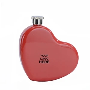 5Oz Stainless Steel Wine Flask | https://www.bestnamebadges.com