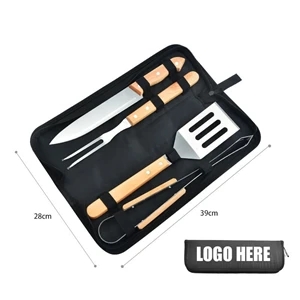 Barbecue Grill Tools Set 4Pcs | https://www.bestnamebadges.com