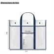 Large Poster Storage Bag For Classroom Organization | https://www.bestnamebadges.com