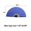Plastic Fold Hand Fan | https://www.bestnamebadges.com
