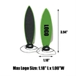 Fingertip Surfboard | https://www.bestnamebadges.com