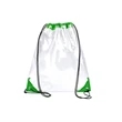 PVC Drawstring Backpack | https://www.bestnamebadges.com