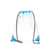 PVC Drawstring Backpack | https://www.bestnamebadges.com