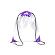 PVC Drawstring Backpack | https://www.bestnamebadges.com