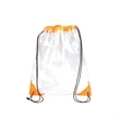 PVC Drawstring Backpack | https://www.bestnamebadges.com