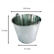 5L Galvanized Ice Bucket | https://www.bestnamebadges.com