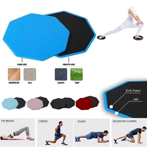 Fitness 2 x Dual Sided Gliding Discs