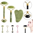 Gua Sha & Jade Roller for Face Set | https://www.bestnamebadges.com