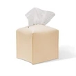 Leather Square Tissue Box Cover | https://www.bestnamebadges.com