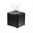Leather Square Tissue Box Cover | https://www.bestnamebadges.com