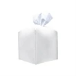 Leather Square Tissue Box Cover | https://www.bestnamebadges.com
