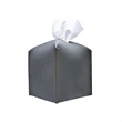 Leather Square Tissue Box Cover | https://www.bestnamebadges.com