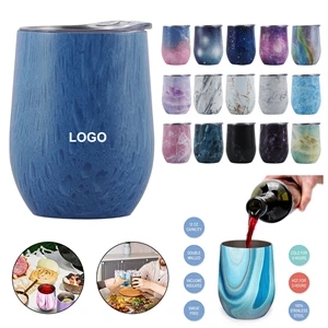 12oz stainless steel wine tumbler