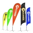 Advertising Feather Banner Flag | https://www.bestnamebadges.com