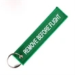 Remove  Before Flight Embroidery Key Tag | https://www.bestnamebadges.com