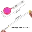 Retractable Badges Reels Holder | https://www.bestnamebadges.com