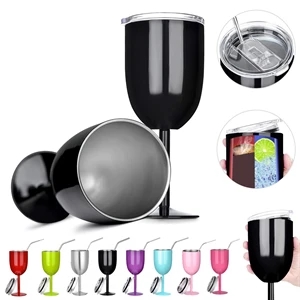 10 OZ Stainless Steel Wine Glass
