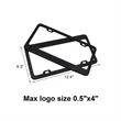 Metal Car License Plate Frame | https://www.bestnamebadges.com