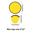 Folding Flying Disc w/Pouch | https://www.bestnamebadges.com