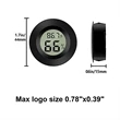 Mini Hygrometer Thermometer Digital LCD Monitor | https://www.bestnamebadges.com
