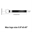 Silicone Wristband Keychain | https://www.bestnamebadges.com