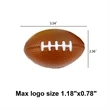 Football Stress Ball Reliever | https://www.bestnamebadges.com